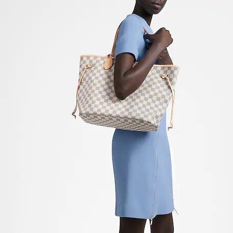 Louis Vuitton NEVERFULL MM Bag Beige