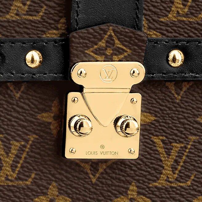 Louis Vuitton VERTICAL TRUNK POCHETTE black