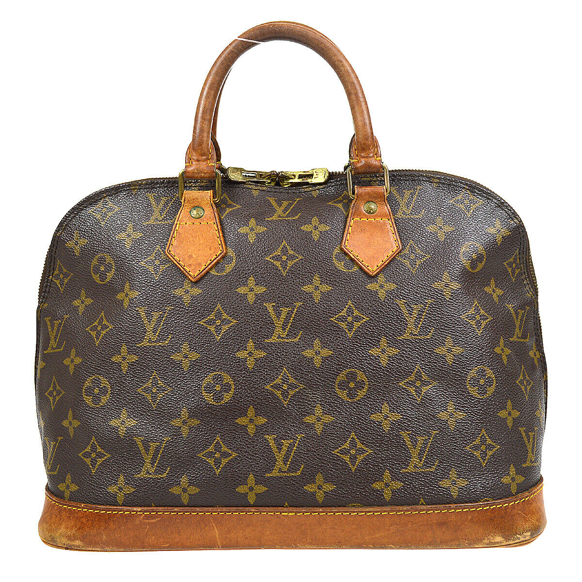 Louis Vuitton Alma Hand Bag Brown