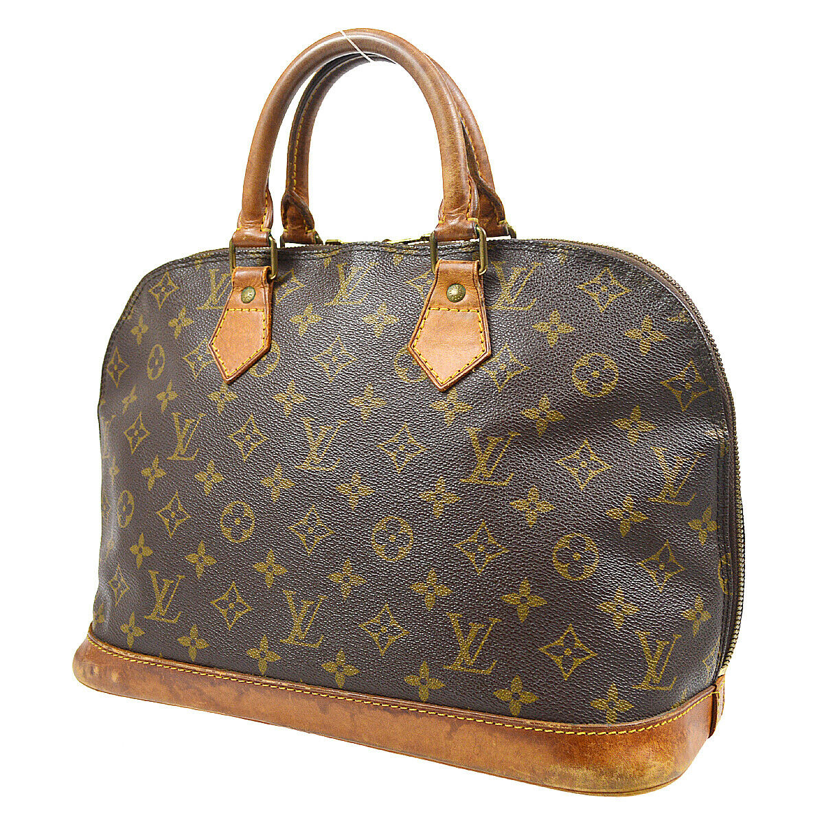 Louis Vuitton Alma Hand Bag Brown