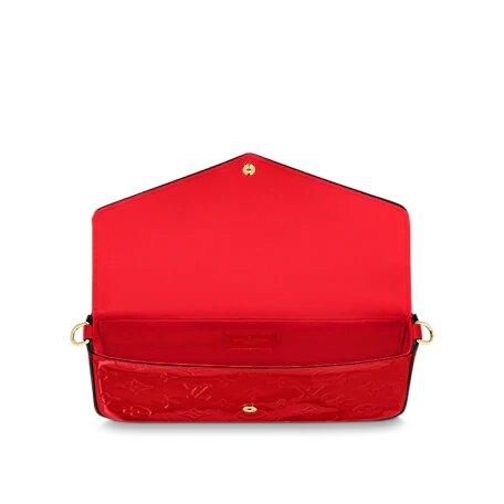 Louis Vuitton FÉLICIE POCHETTE Cerise Red