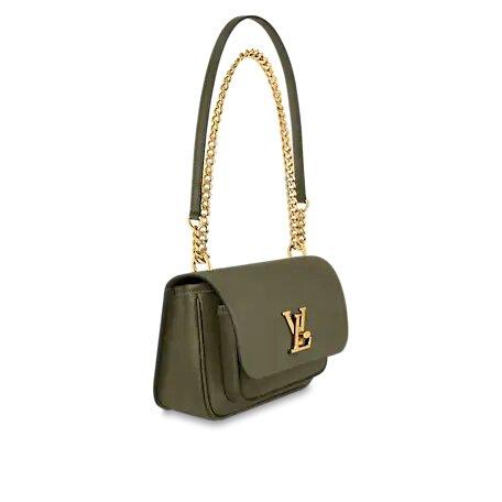 Louis Vuitton LOCKME CHAIN PM Khaki Green