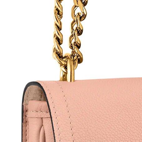 Louis Vuitton LOCKME CHAIN PM Bag Rose des Sables Pink