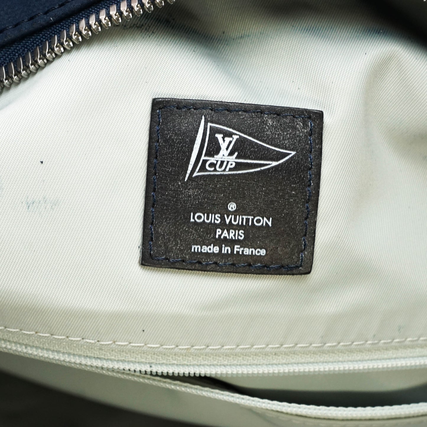 Louis Vuitton Cup Tote Bag Pvc Navy