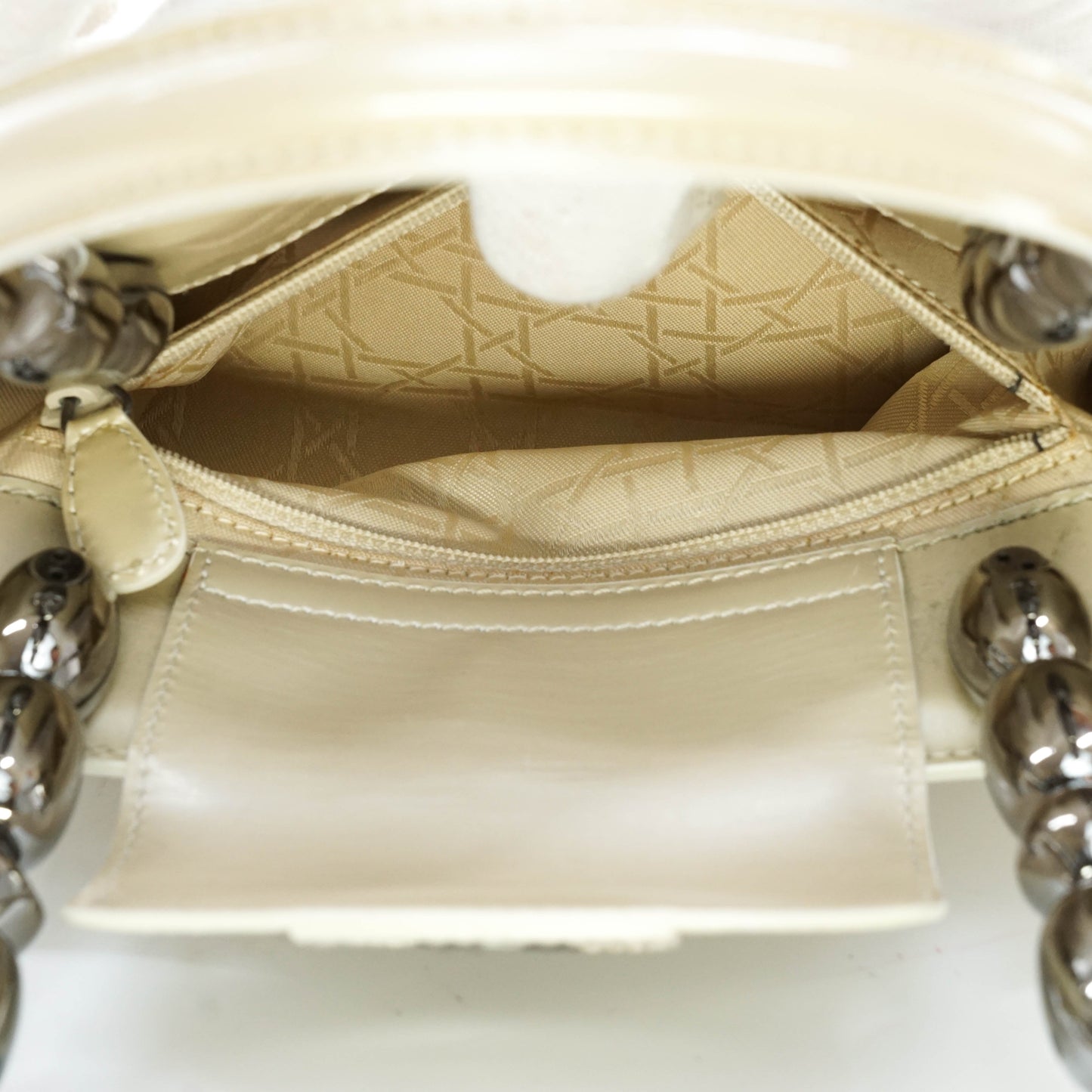 Christian Dior Hand Bag Enamel