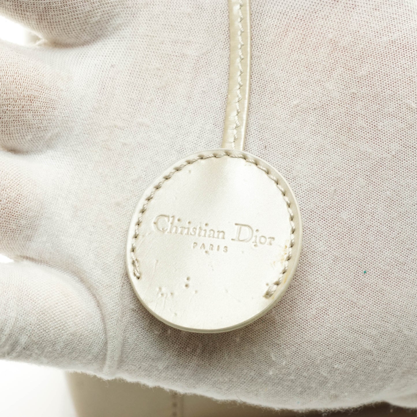 Christian Dior Hand Bag Enamel
