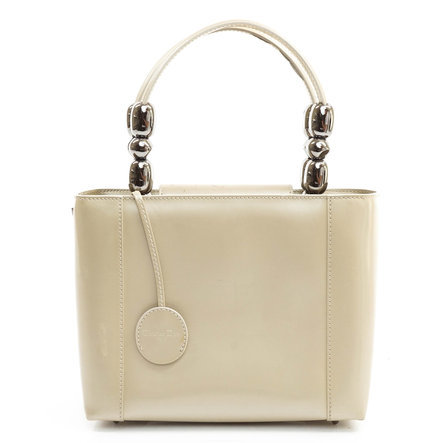 Christian Dior Hand Bag Enamel