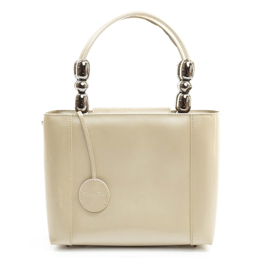 Christian Dior Hand Bag Enamel