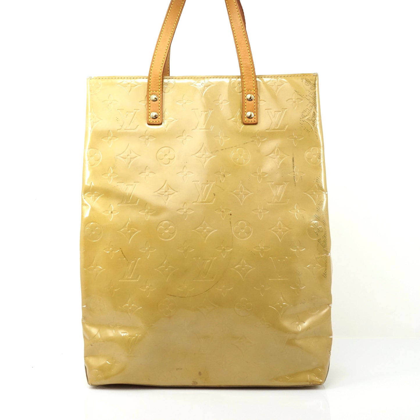 Louis Vuitton Lead Mm Beiges Vernis Hand