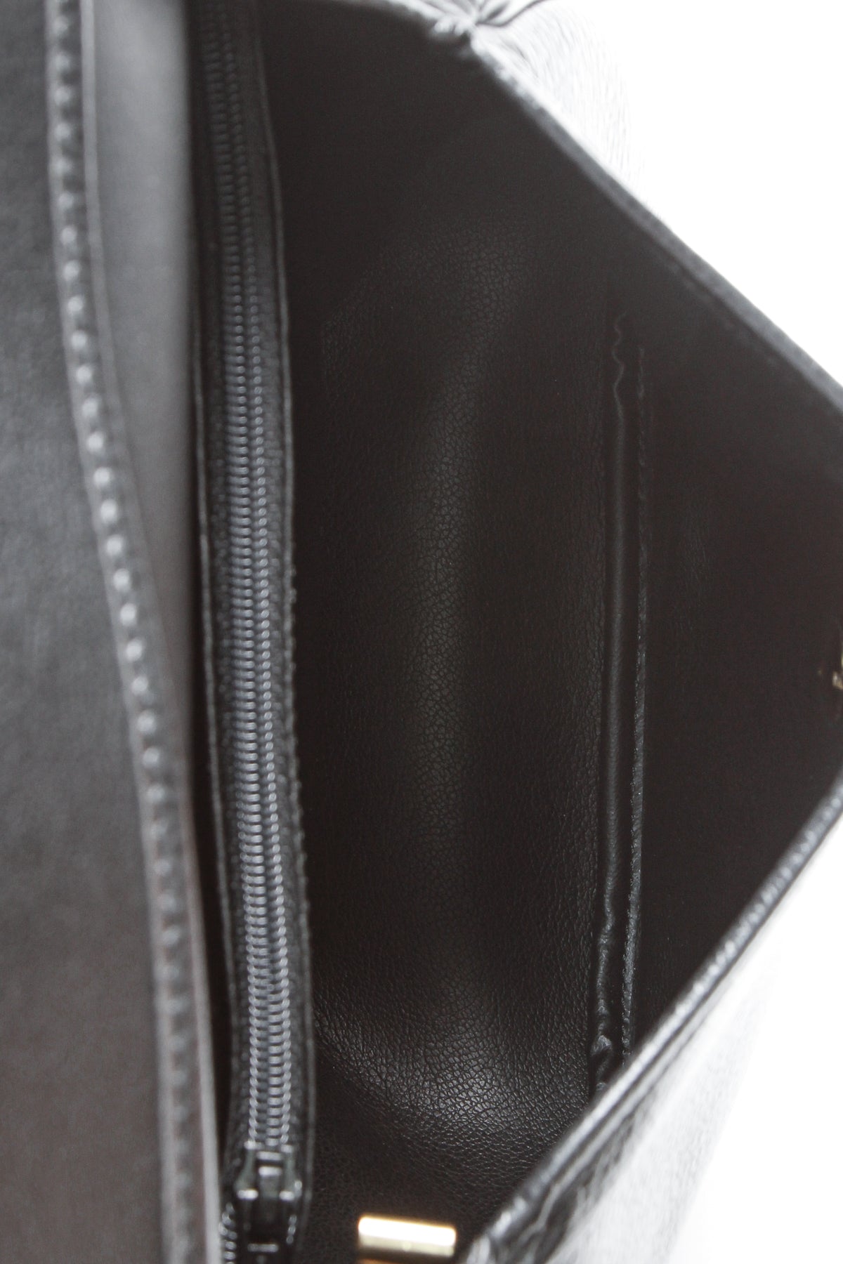 Vintage Flap Crossbody Bag - Black