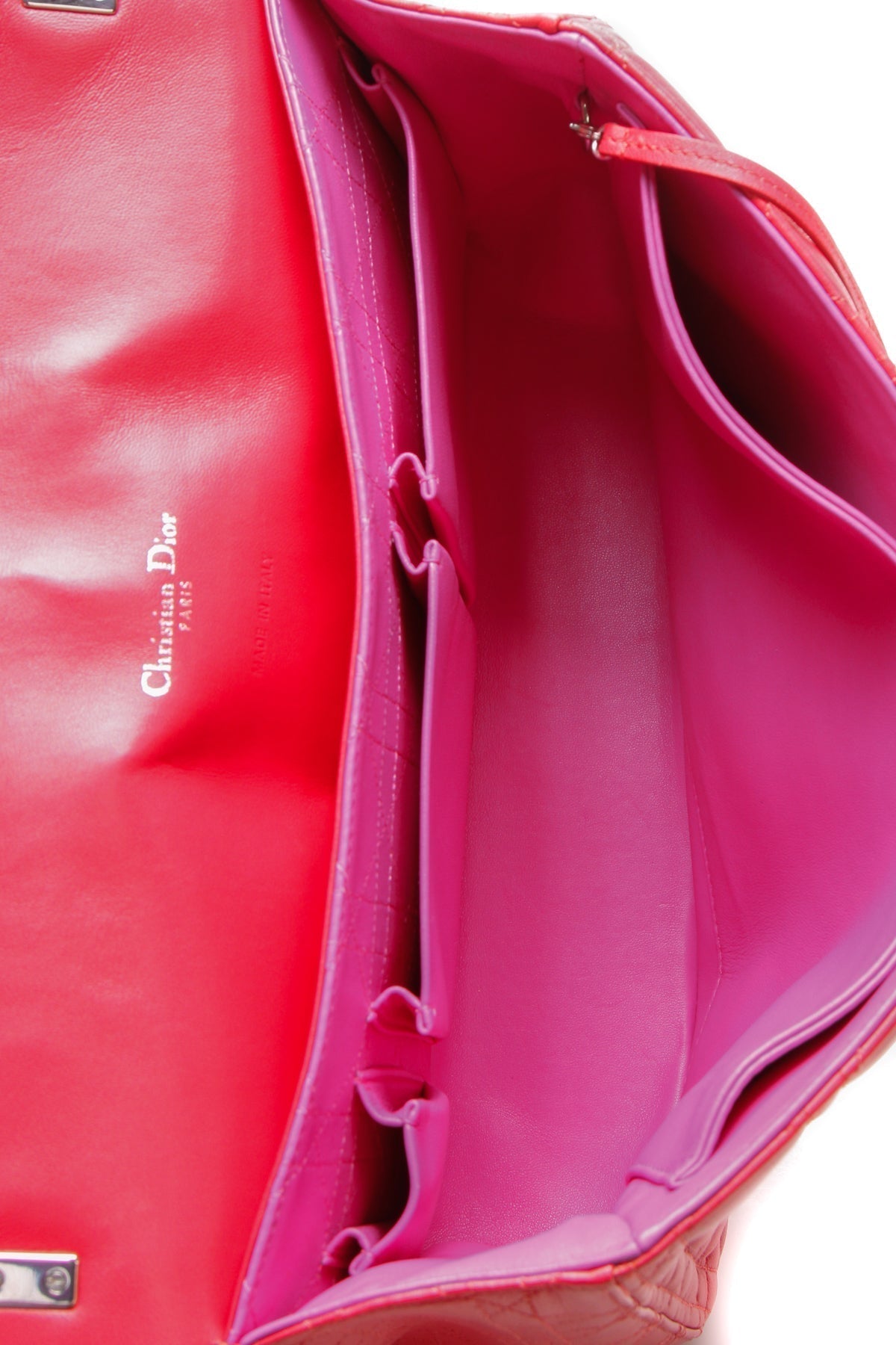 Cannage Miss Dior Large Flap Bag - Dark Pink