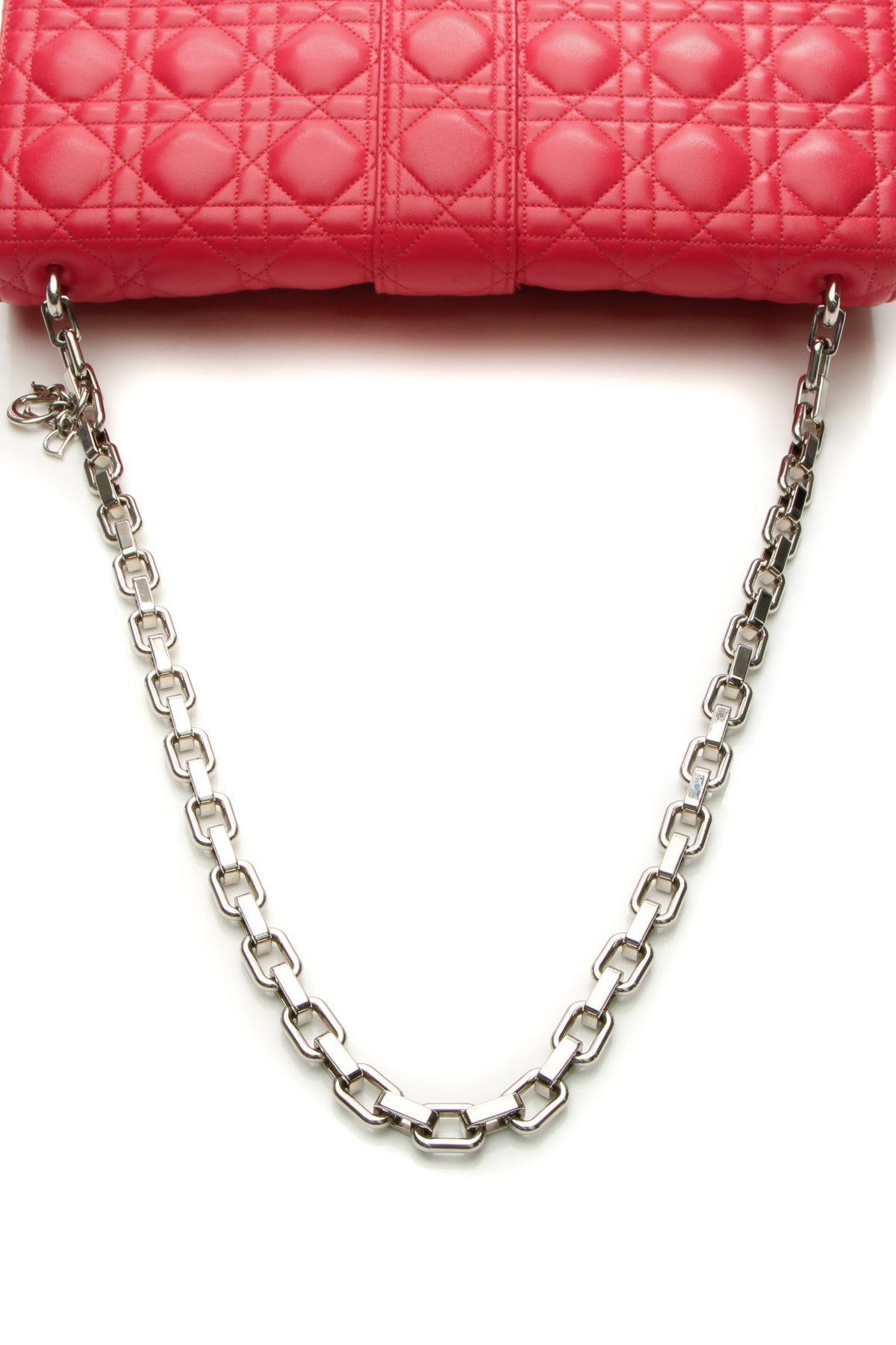 Cannage Miss Dior Large Flap Bag - Dark Pink