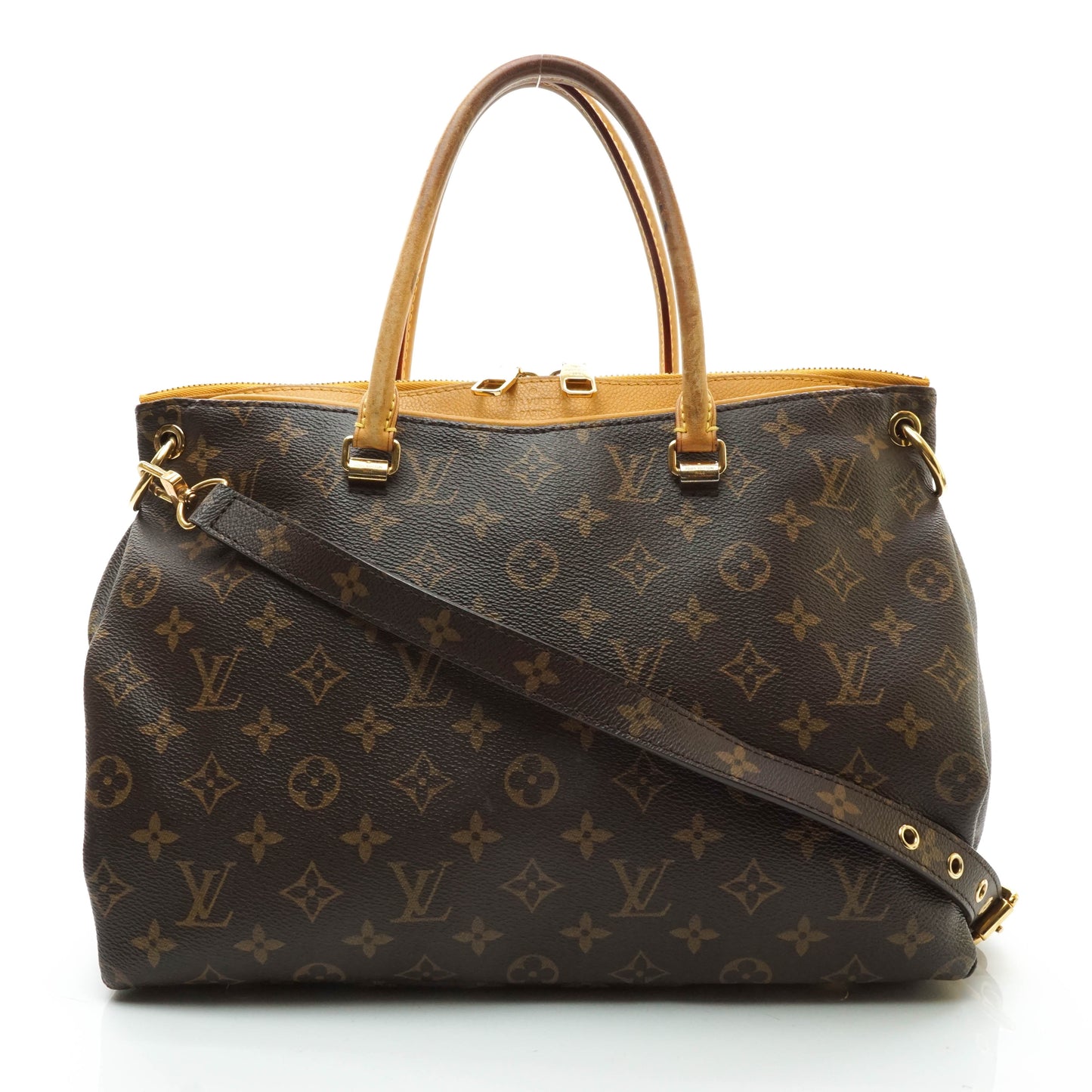 Louis Vuitton Pallas Tote Bag Brown