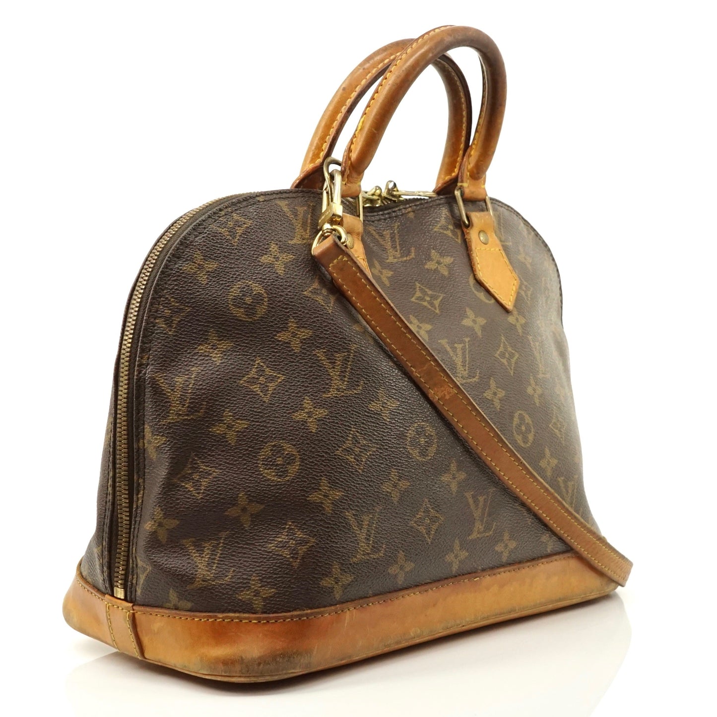 Louis Vuitton Alma Crossbody Brown