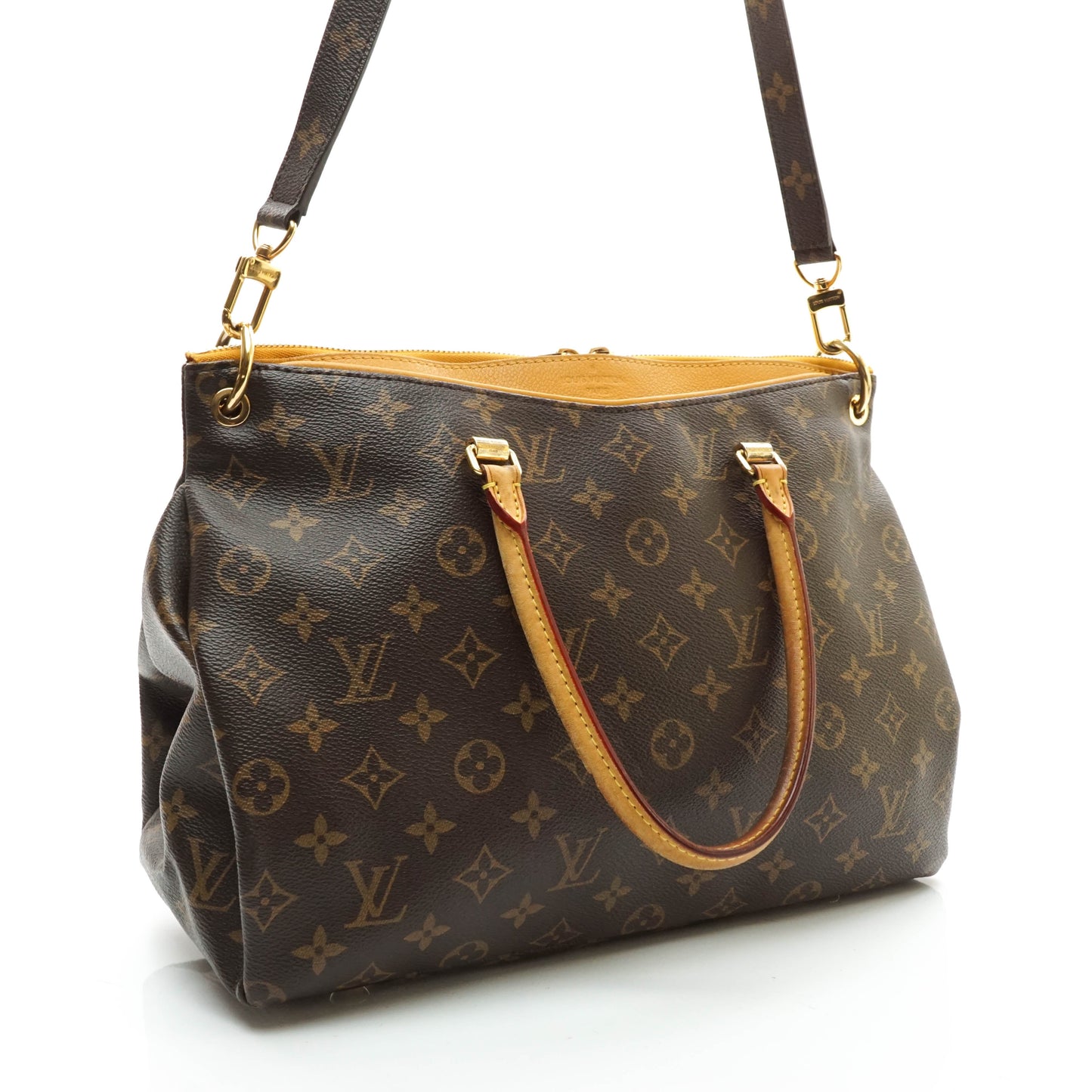 Louis Vuitton Pallas Tote Bag Brown