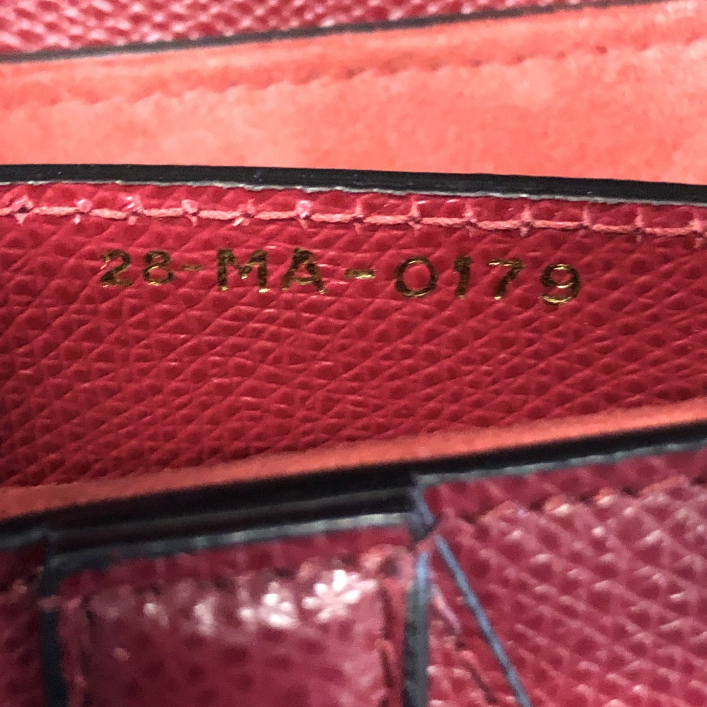 Saddle Handbag Leather Medium