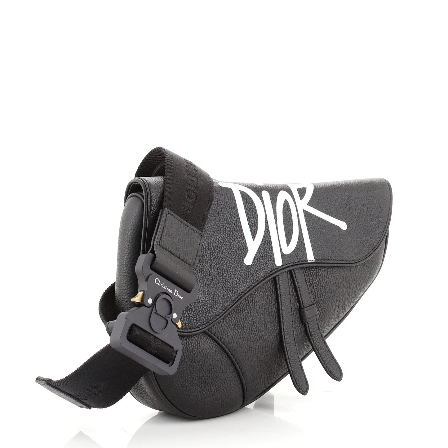 Shawn Stussy Saddle Crossbody Bag Printed Leather