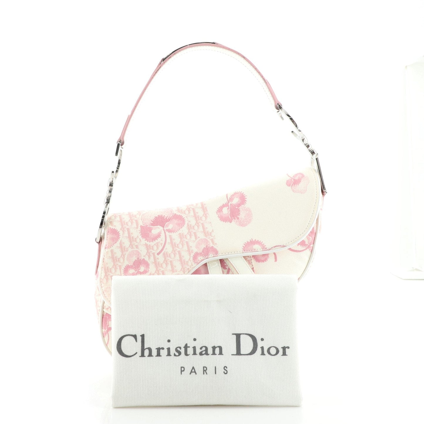 Vintage Saddle Bag Printed Canvas Medium