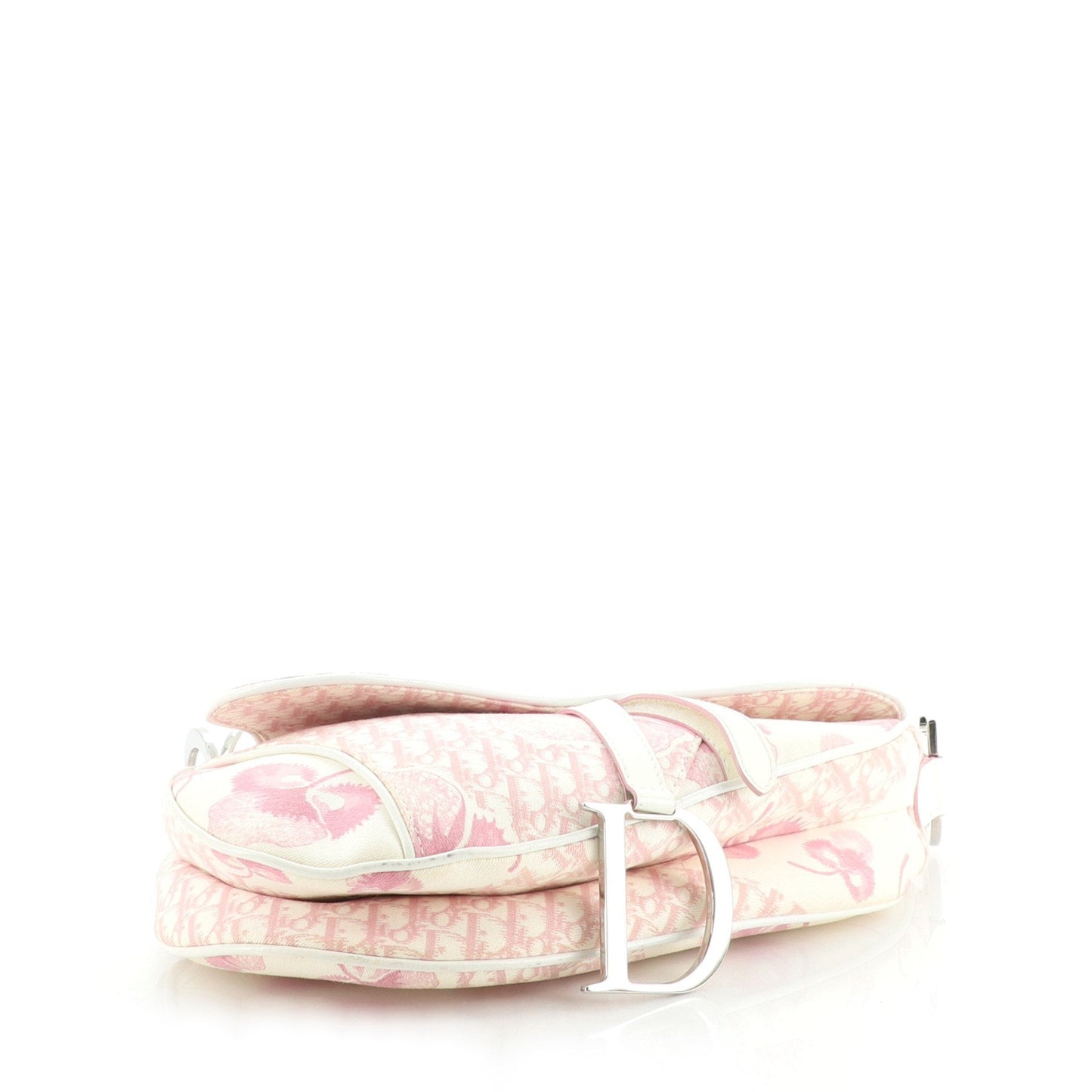 Vintage Saddle Bag Printed Canvas Medium
