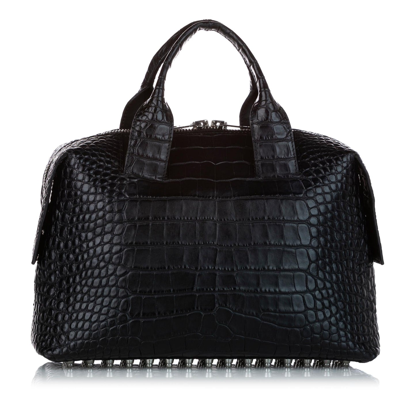 Alexander Wang Rocco Embossed Leather Satchel