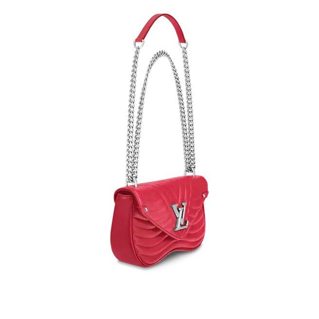 Louis Vuitton NEW WAVE CHAIN BAG MM Scarlet-red Ecarlate