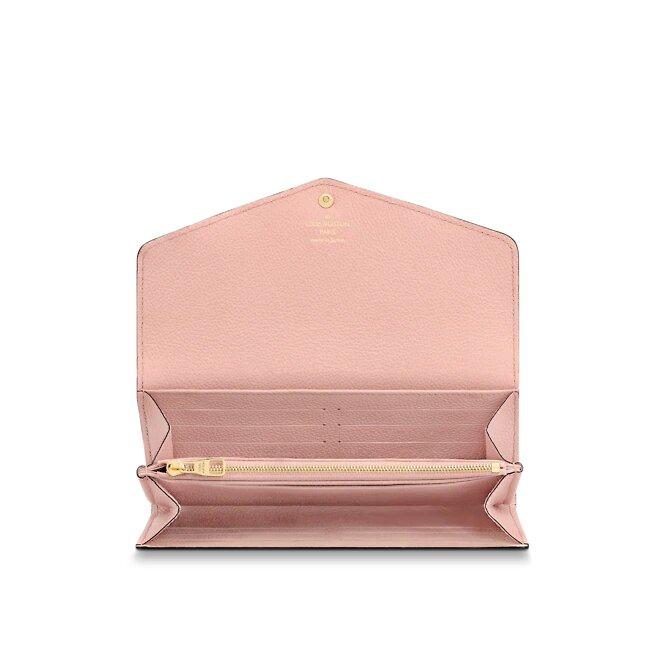Louis Vuitton SARAH WALLET Rose Poudré Pink