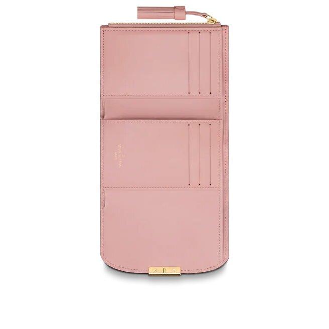 Louis Vuitton CROISETTE COMPACT WALLET Magnolia Pink