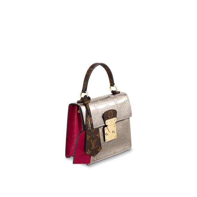 Louis Vuitton SPRING STREET Champagne Métallisé Grey
