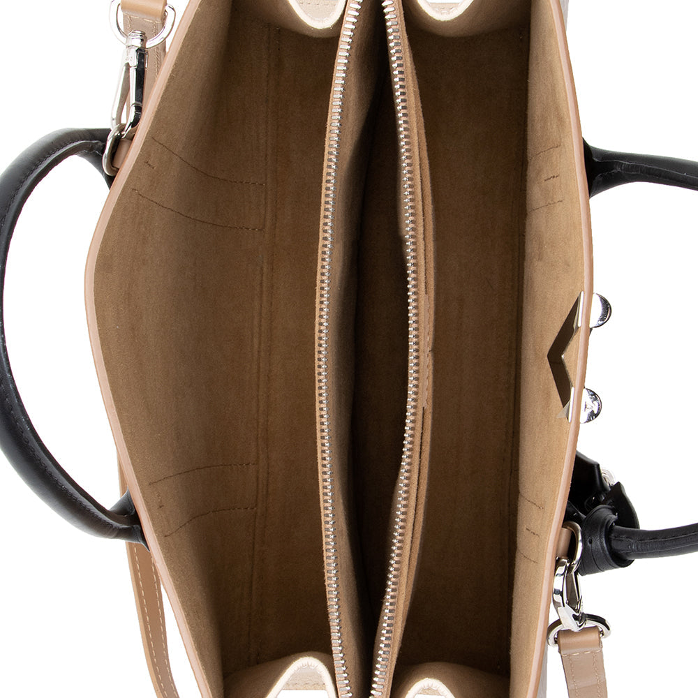 Louis Vuitton Cuir Plume Very MM Tote (SHF-16827)