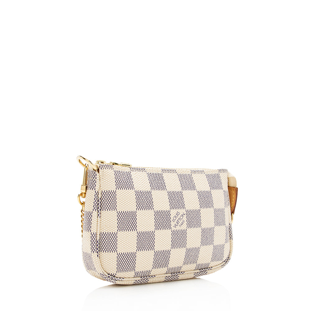 Louis Vuitton Damier Azur Mini Pochette Accessories (SHF-16530)