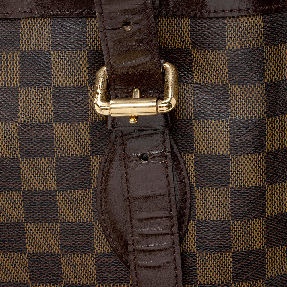 Louis Vuitton Damier Ebene Hampstead MM Tote (SHF-16598)