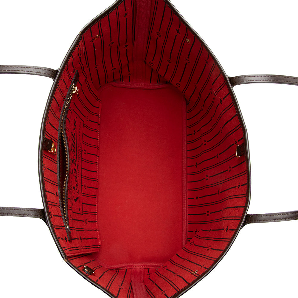Louis Vuitton Damier Ebene Neverfull MM Tote (SHF-17773)