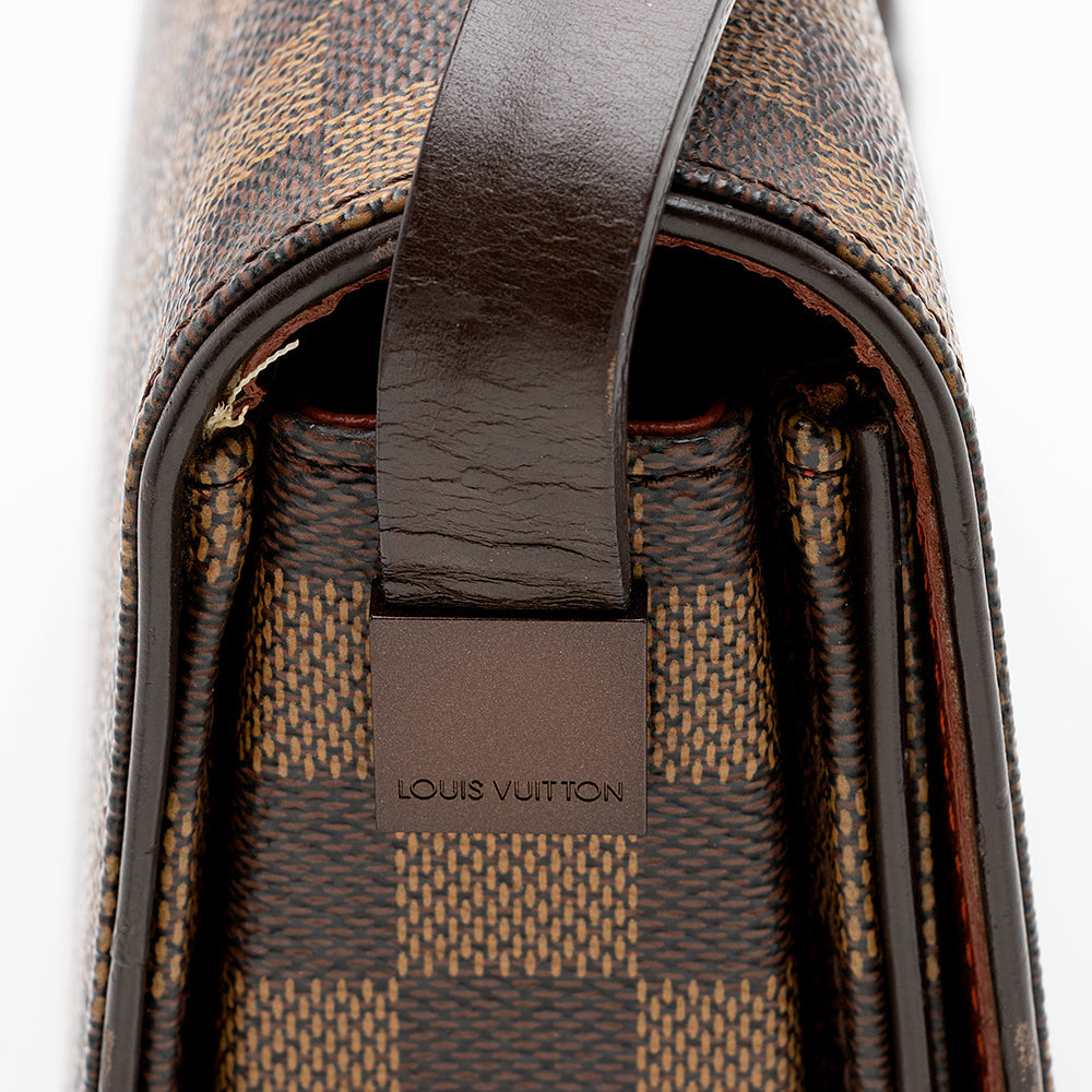 Louis Vuitton Damier Ebene Tribeca Long Shoulder Bag (SHF-16116)