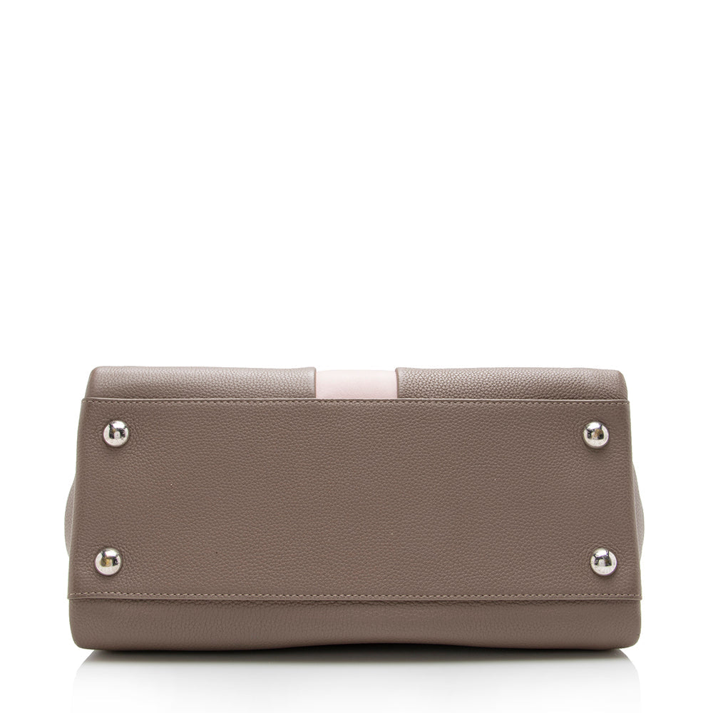Louis Vuitton Leather Astrid Top Handle Satchel (SHF-16824)