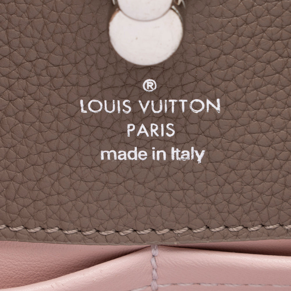 Louis Vuitton Leather Astrid Top Handle Satchel (SHF-16824)