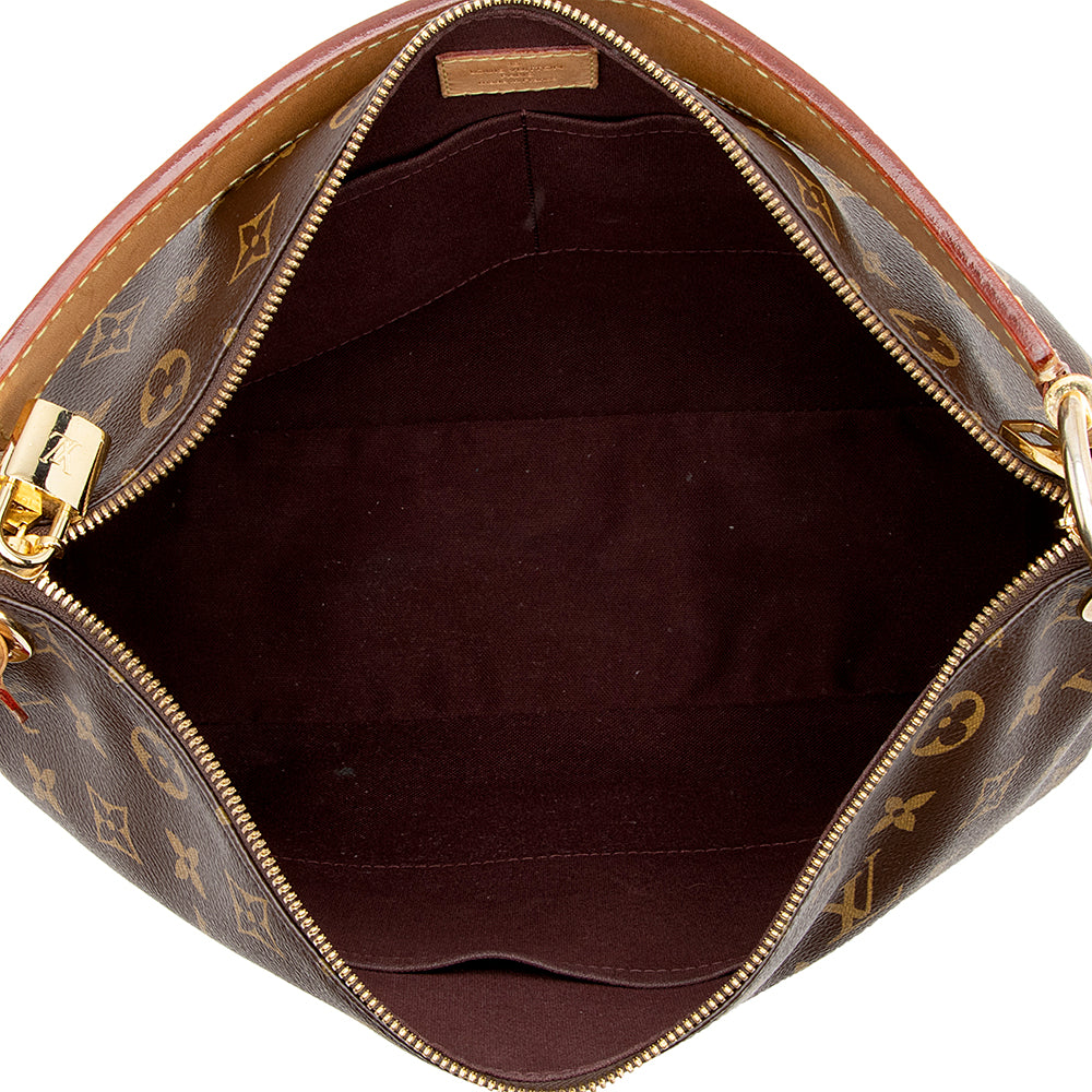 Louis Vuitton Monogram Canvas Berri PM Shoulder Bag (SHF-16601)