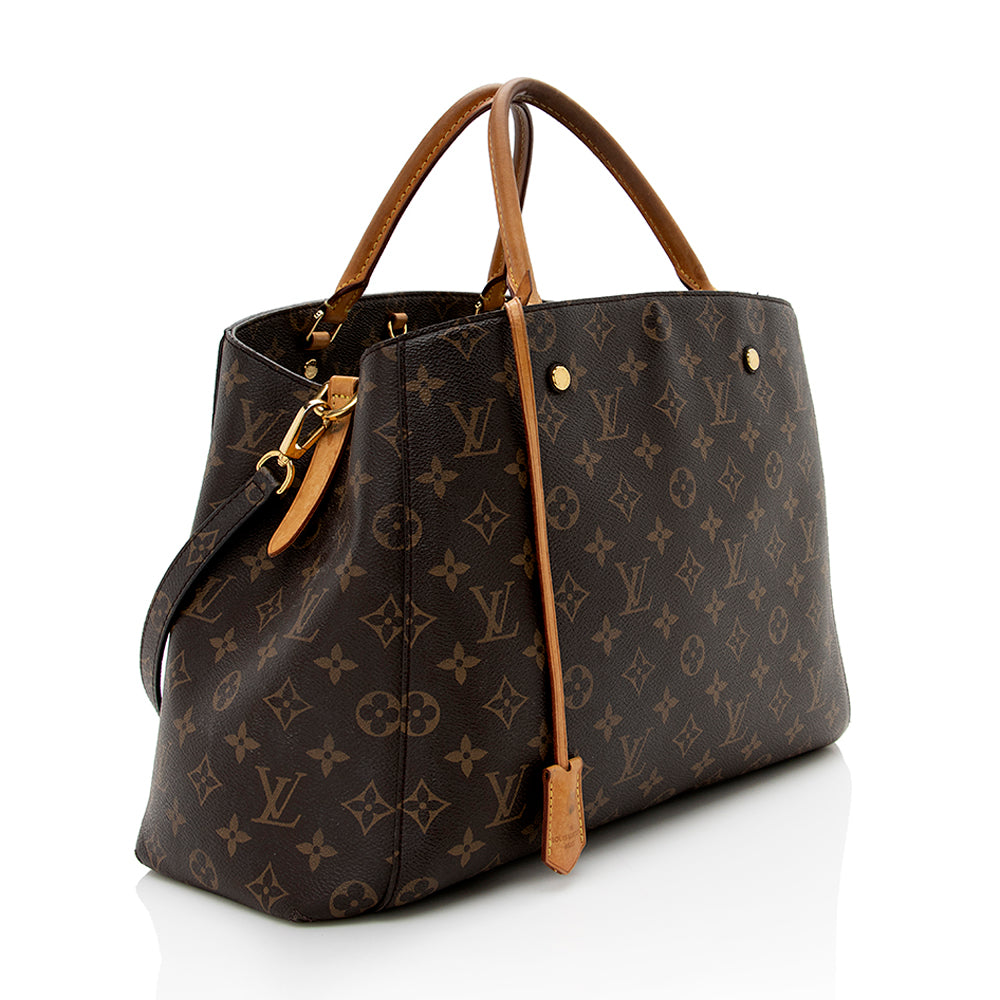 Louis Vuitton Monogram Canvas Montaigne GM Tote - FINAL SALE (SHF-17530)