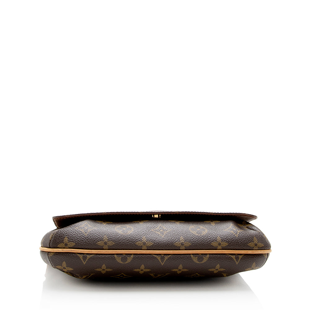 Louis Vuitton Vintage Monogram Canvas Musette Tango Short Strap (SHF-17822)