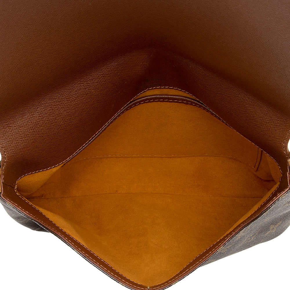 Louis Vuitton Vintage Monogram Canvas Musette Tango Short Strap (SHF-17822)