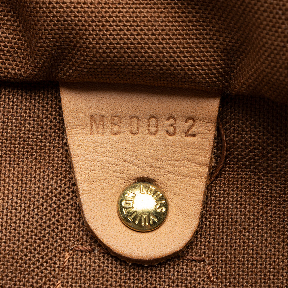 Louis Vuitton Monogram Canvas Speedy 35 Satchel (SHF-16687)