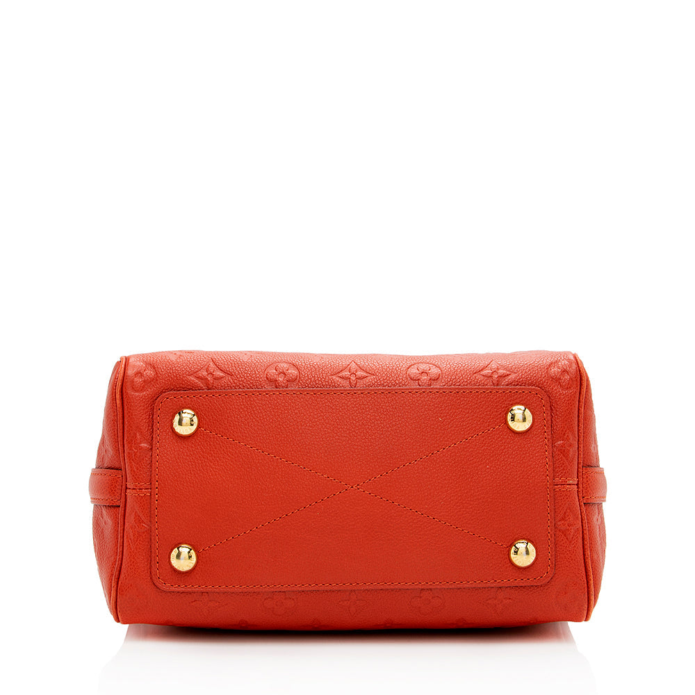 Louis Vuitton Monogram Empreinte Speedy Bandouliere 25 Satchel (SHF-16657)