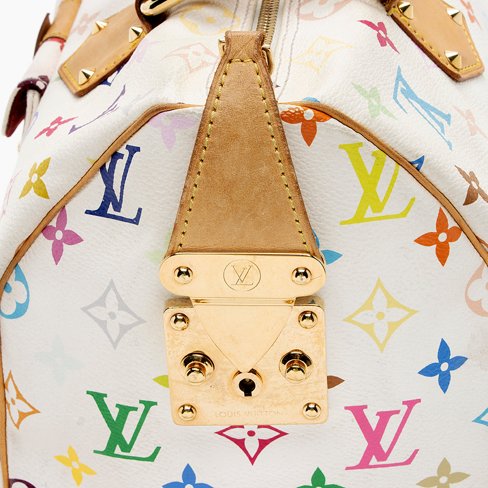 Louis Vuitton Monogram Multicolore Speedy 30 Satchel (SHF-18027)