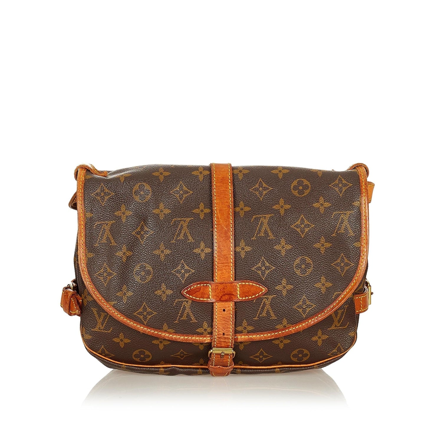 Louis Vuitton Monogram Saumur 30 (SHG-26852)
