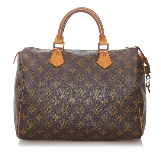 Louis Vuitton Monogram Speedy 30 (SHG-27244)