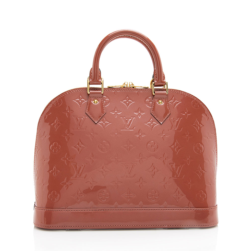Louis Vuitton Monogram Vernis Alma PM Satchel (SHF-18202)