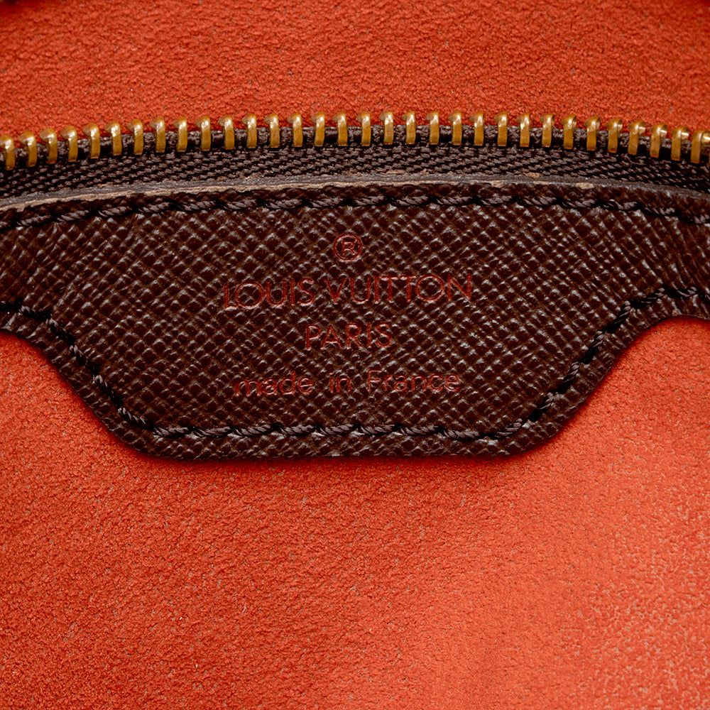 Louis Vuitton Vintage Damier Ebene Marais Bucket Tote (SHF-16670)