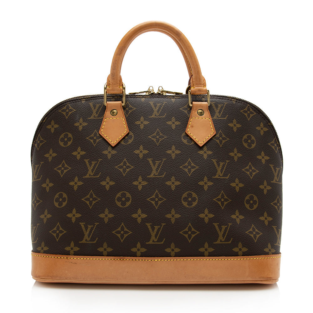 Louis Vuitton Vintage Monogram Canvas Alma PM Satchel (SHF-16731)