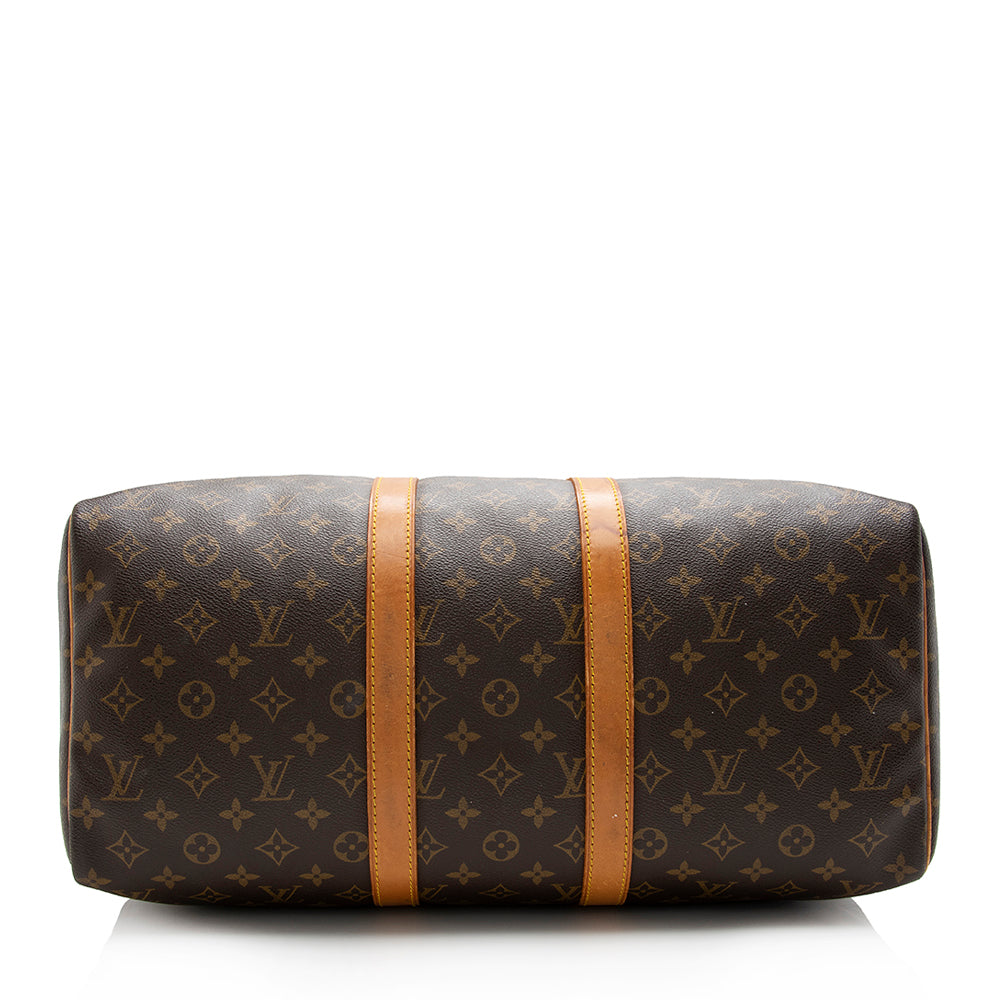 Louis Vuitton Vintage Monogram Canvas Keepall 45 Duffel Bag (SHF-16636)