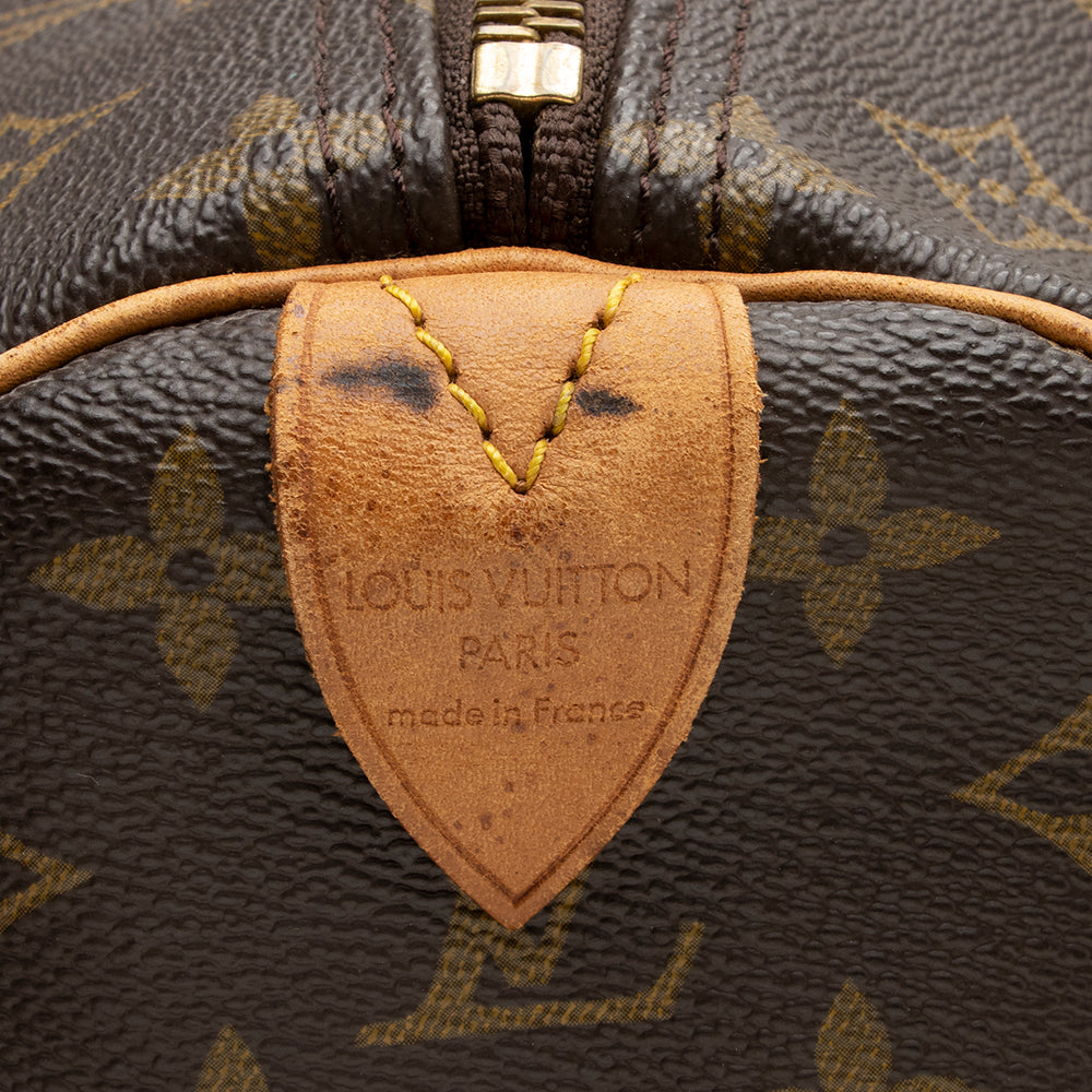 Louis Vuitton Vintage Monogram Canvas Keepall 60 Duffel Bag (SHF-16748)