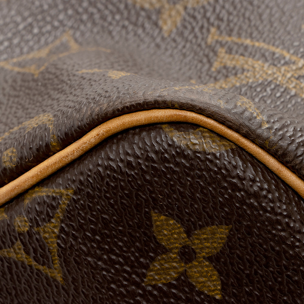 Louis Vuitton Vintage Monogram Canvas Keepall Bandouliere 55 Duffel Bag (SHF-16864)